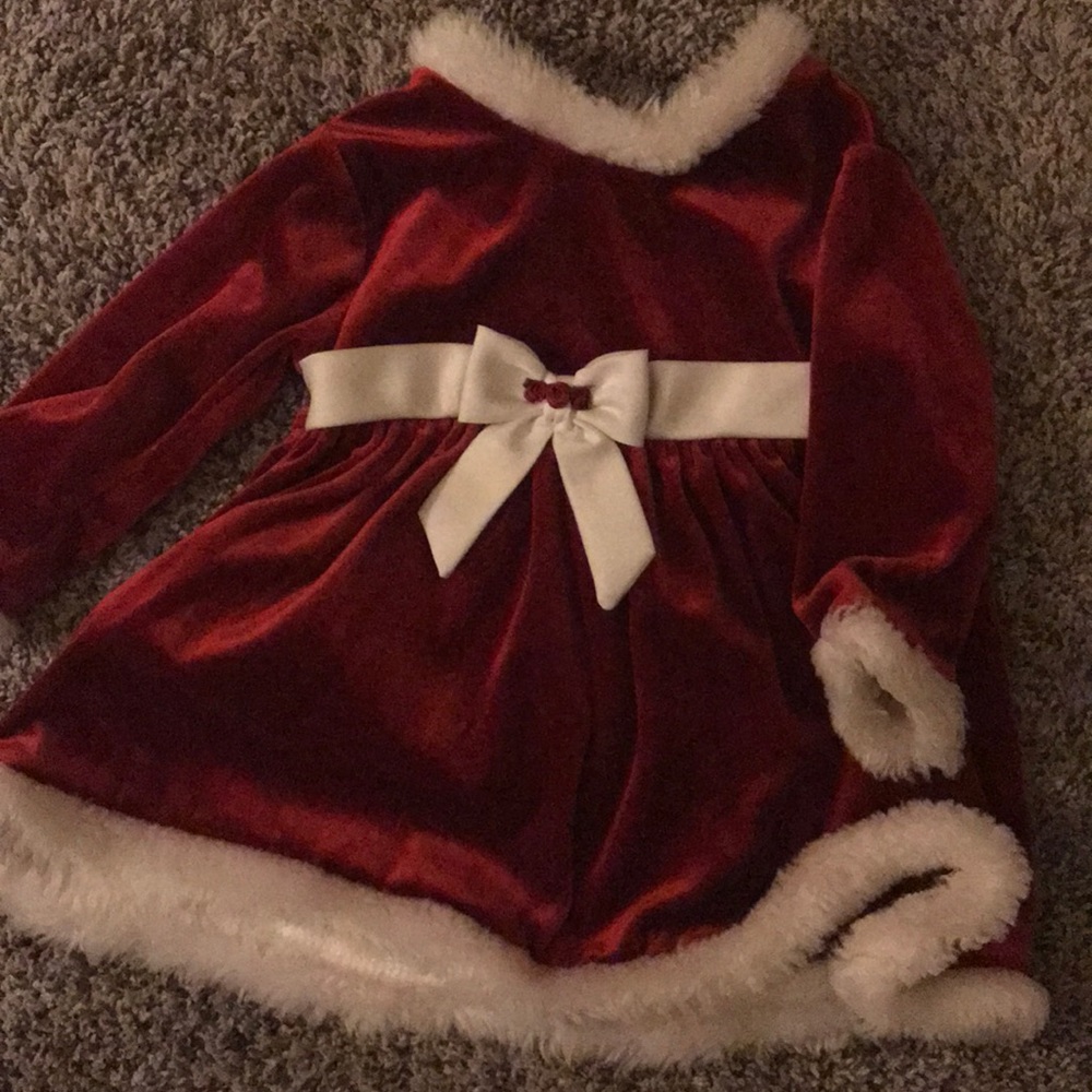 Christmas velour dress